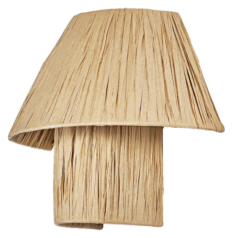 Applique BAMBOO Paper Hut à culot E27 marron - lampe non incluse
