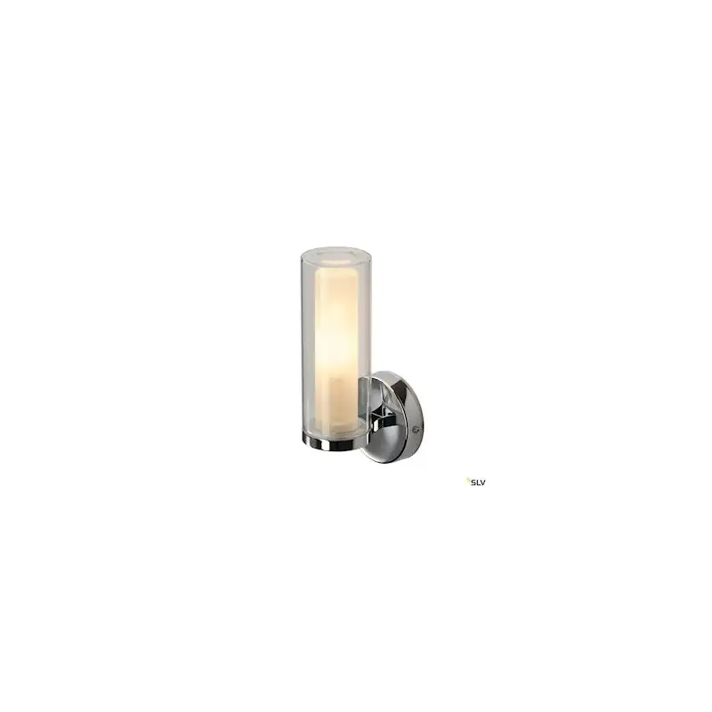 Applique murale WL 106 - E14 - aluminium - verre - 40W - IP44 - sans ampoule