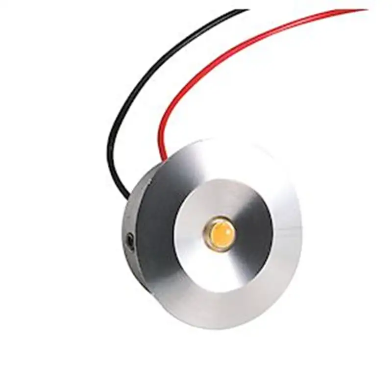 BALI LED 3 rond fixe alu brossé 3000K 1W 30° IP20