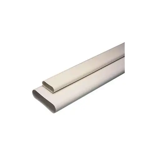 Aldes | Barre Minigaine blanc 3m équivalent D80 (40x100) - Ref : 11091102