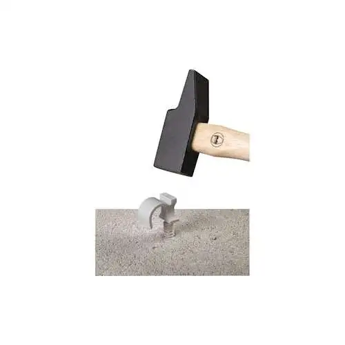 Bizline | BIZCLIP simple D 25 mm PA 6 gris (x 100) - Ref : 710227