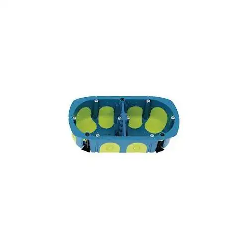 Bizline | Boîte d'encastrement R'igid Box multimatériaux 2 postes profondeur 40 mm - Ref : 511240