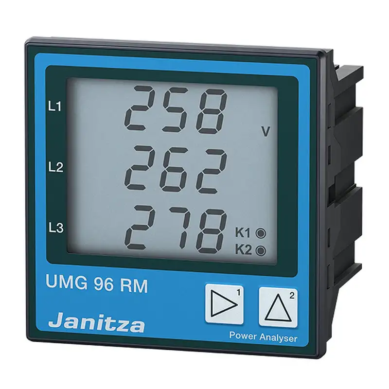 Centrale de mesure tri/tétra UMG 96RM-P - 256 Mo de mémoire - Comm. RS485 Modbus