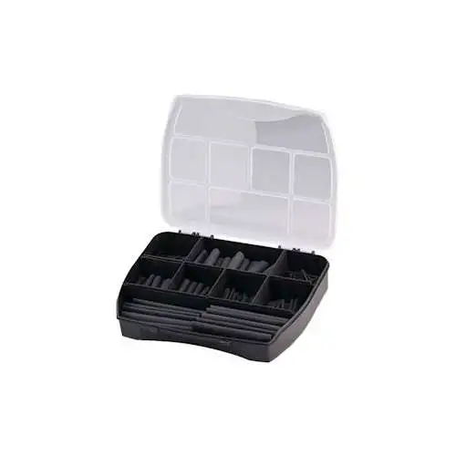 Bizline | Coffret de 210 manchons rétractables 3/1 noirs - Ref : 219001