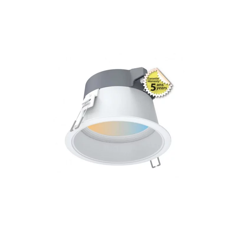Downlight LED rond 20W Ø175 CCT Basse luminance - Blanc