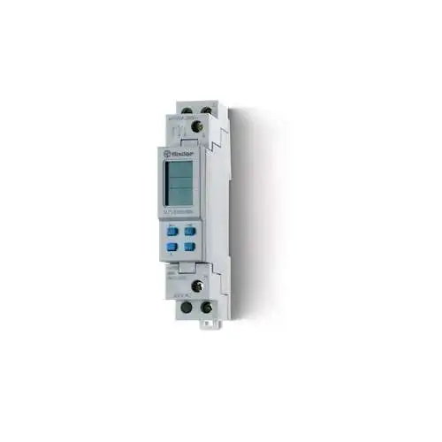 Finder | Horloge hebdomadaire digitale 1 inverseur 16A 230V AC - Ref : 127182300000