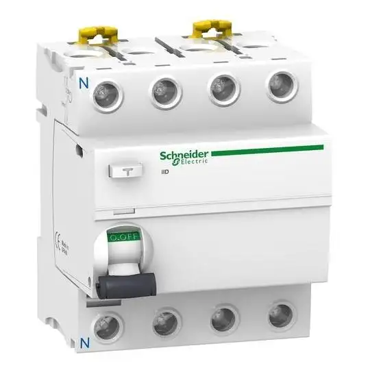 Interrupteur differentiel ilD - 25 A - 30 mA - 4P - Type AC