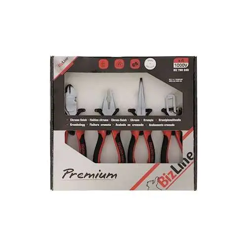 Bizline | Kit de 4 pinces isolées 1000 V - Ref : 790240