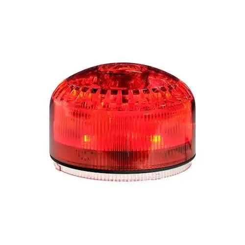 Sirena | Mline : combiné sonore/lumineux rouge - fixe/flash - 105dB - 32 sons - IP65 - Ref : 90363