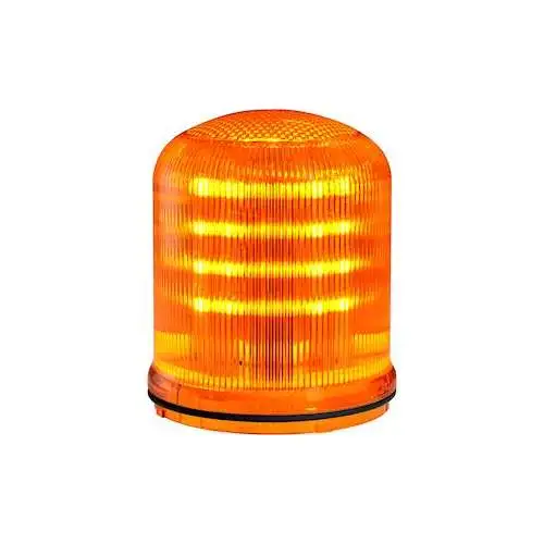 Sirena | Mline : feu LED orange - fixe/clignotant/tournant- IP66 - lentille colorée - Ref : 90352