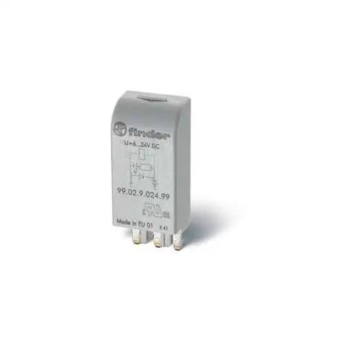 Finder | Module LED + varistor 28 à 60V AC/DC supports 9503, 9505 - Ref : 9902006098
