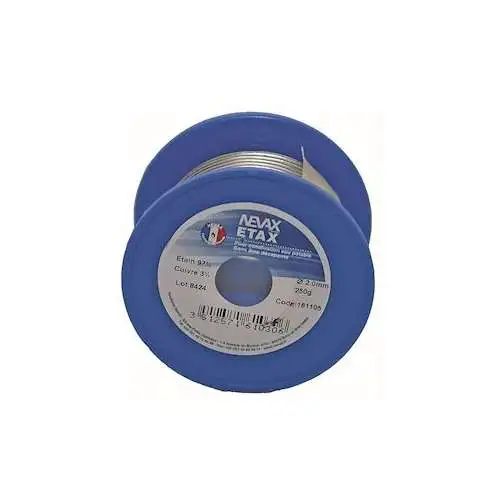Castolin Nevax | N-ETAX Sn 97% D2,0 250GR BOBIN - Ref : 161105