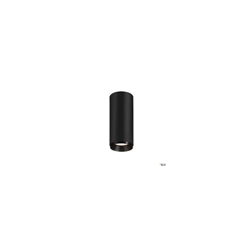 NUMINOS S plafonnier intérieur 60DEG noir LED 11W 4000K variable Dali