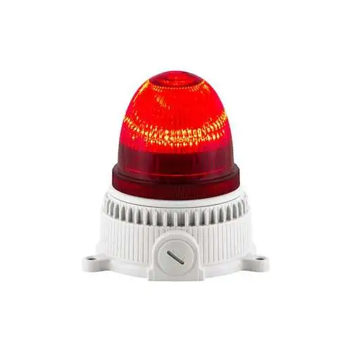 Sirena | OVOLUX LED M : balise multifonction rouge - IP65 - 90/240vac - Ref : 38813