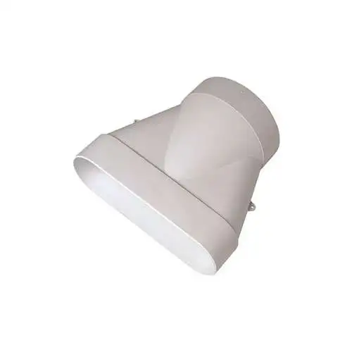 Aldes | Raccord Minigaine blanc mixte droit équivalent D125 (60x200) - Ref : 11023995