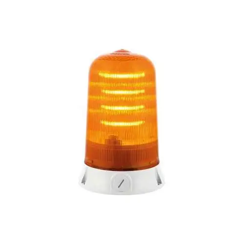 Sirena | Rotallarm s LED : feu orange - fixe/clignotant/tournant - IP65 - v12/24acdc - Ref : 90062