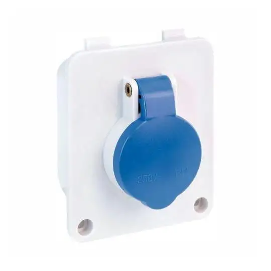 Socle de prise 2P+T 16 A IP44 pour coffret de chantier monophasé