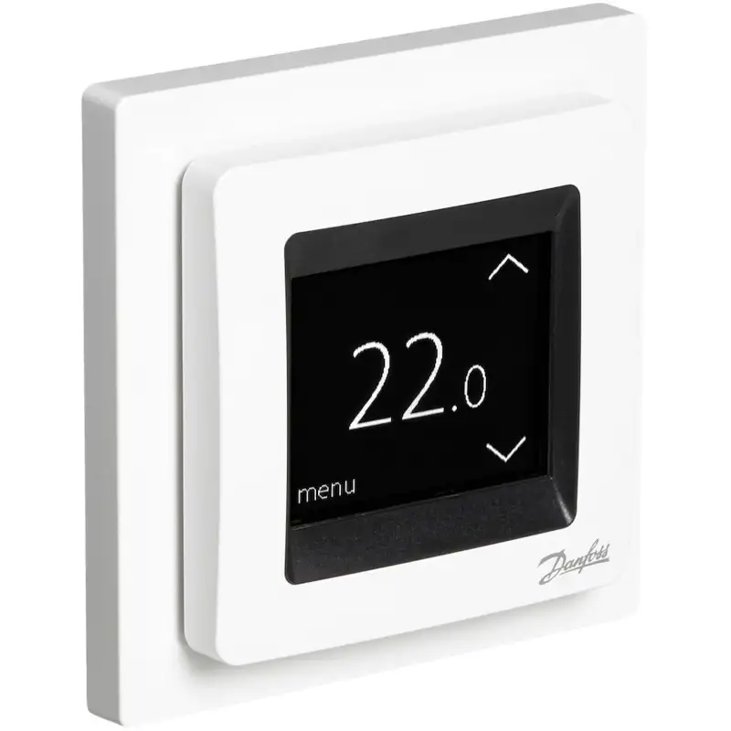Thermostat ECtemp Touch pour plancher chauffant - programmable par code - blanc pur