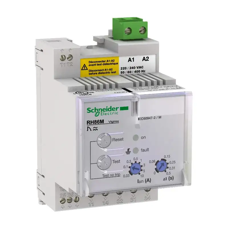 VigiPacT - Vigirex - relais différentiel RH86M 220/240V - 50-60Hz - avec accrochage
