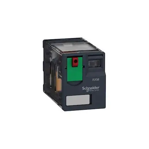 Schneider Electric | Zelio Relay RXM - relais miniature - embrochable - test - 4OF - 12A - 24VAC - Ref : RXM4AB1B7