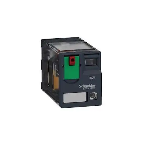 Schneider Electric | Zelio Relay RXM - relais miniature - embrochable - test+DEL - 4OF - 12A - 24VAC - Ref : RXM4AB2B7